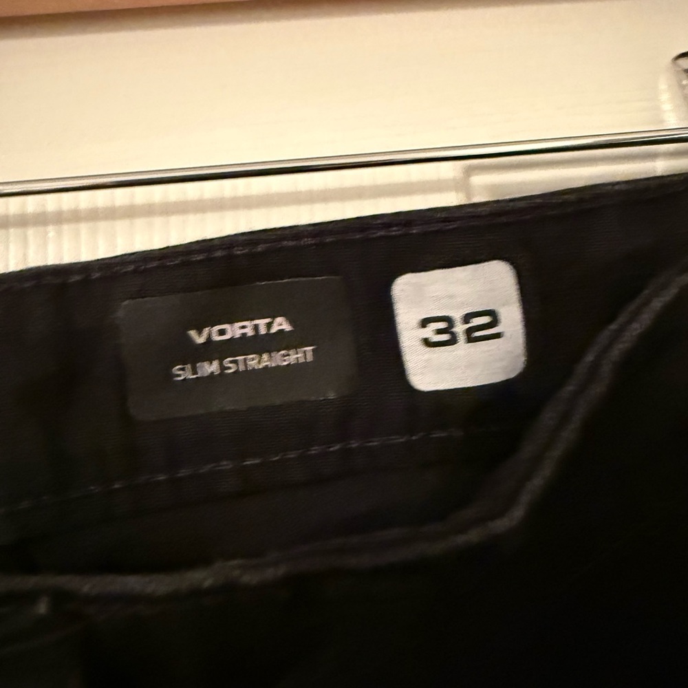 Volcom  Men's vortex slim straight  Black Jeans - Picture 3 of 6